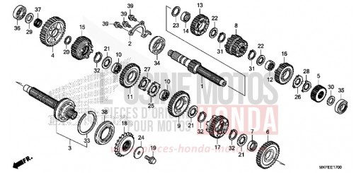 BOITE DE VITESSES CBR1000RAK de 2019